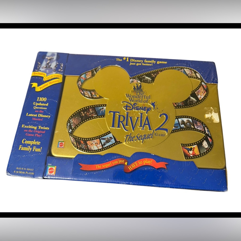 Sealed The Wonderful World of Disney Trivia 2: The Sequel Game by Mattel